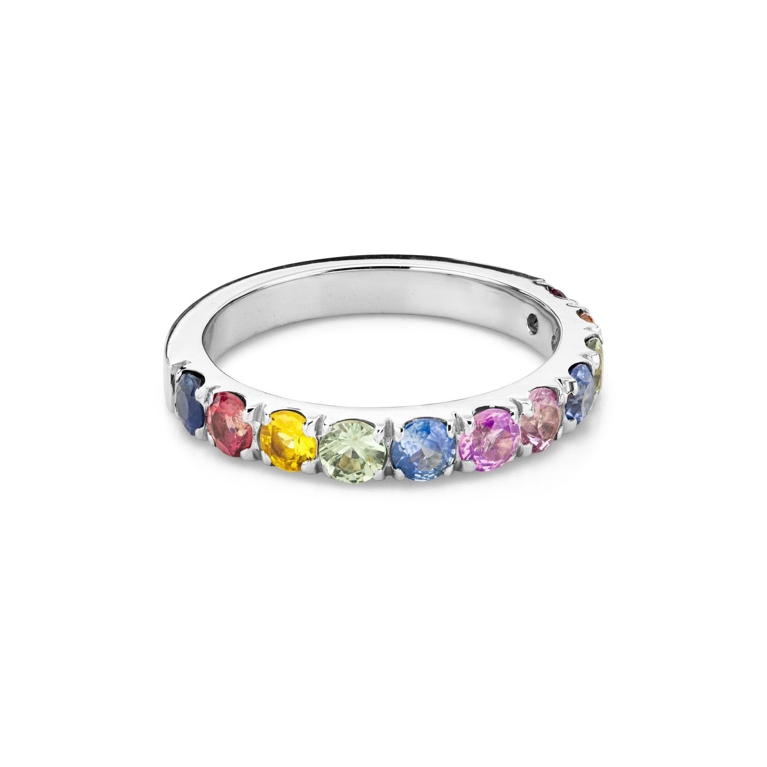 Engagement ring with gemstones "Colors 016"