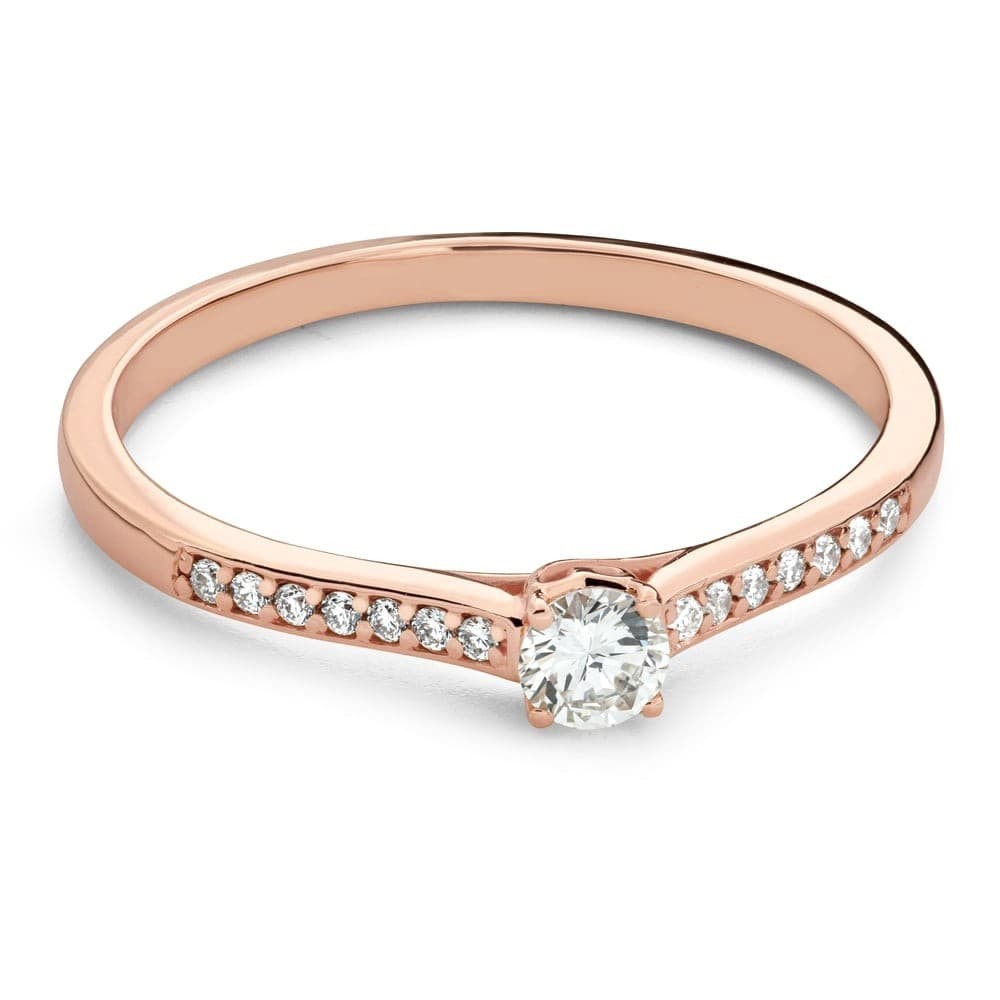 Engagment ring with brilliants "Grace 33"
