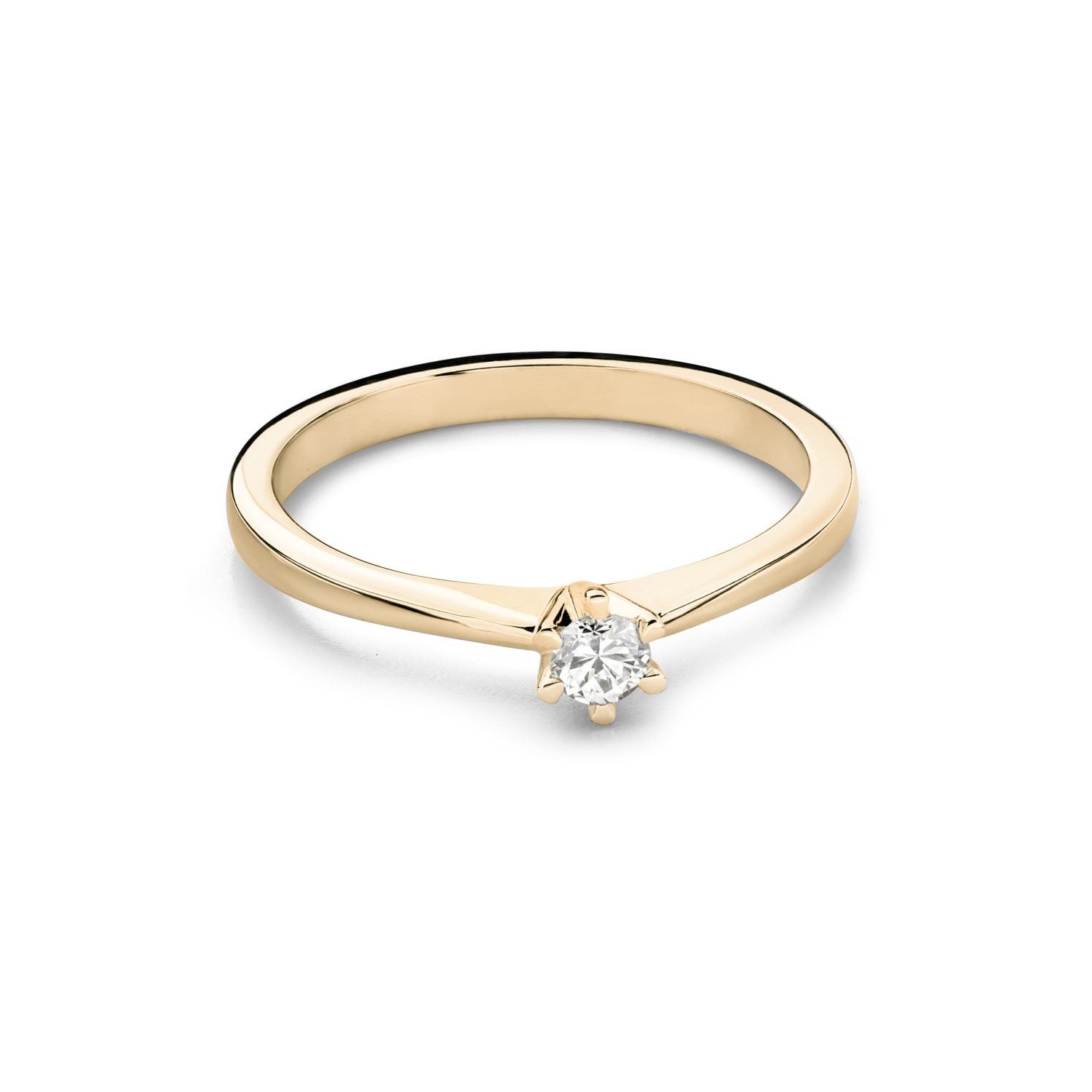 Engagement ring with brilliant "The queen 41"