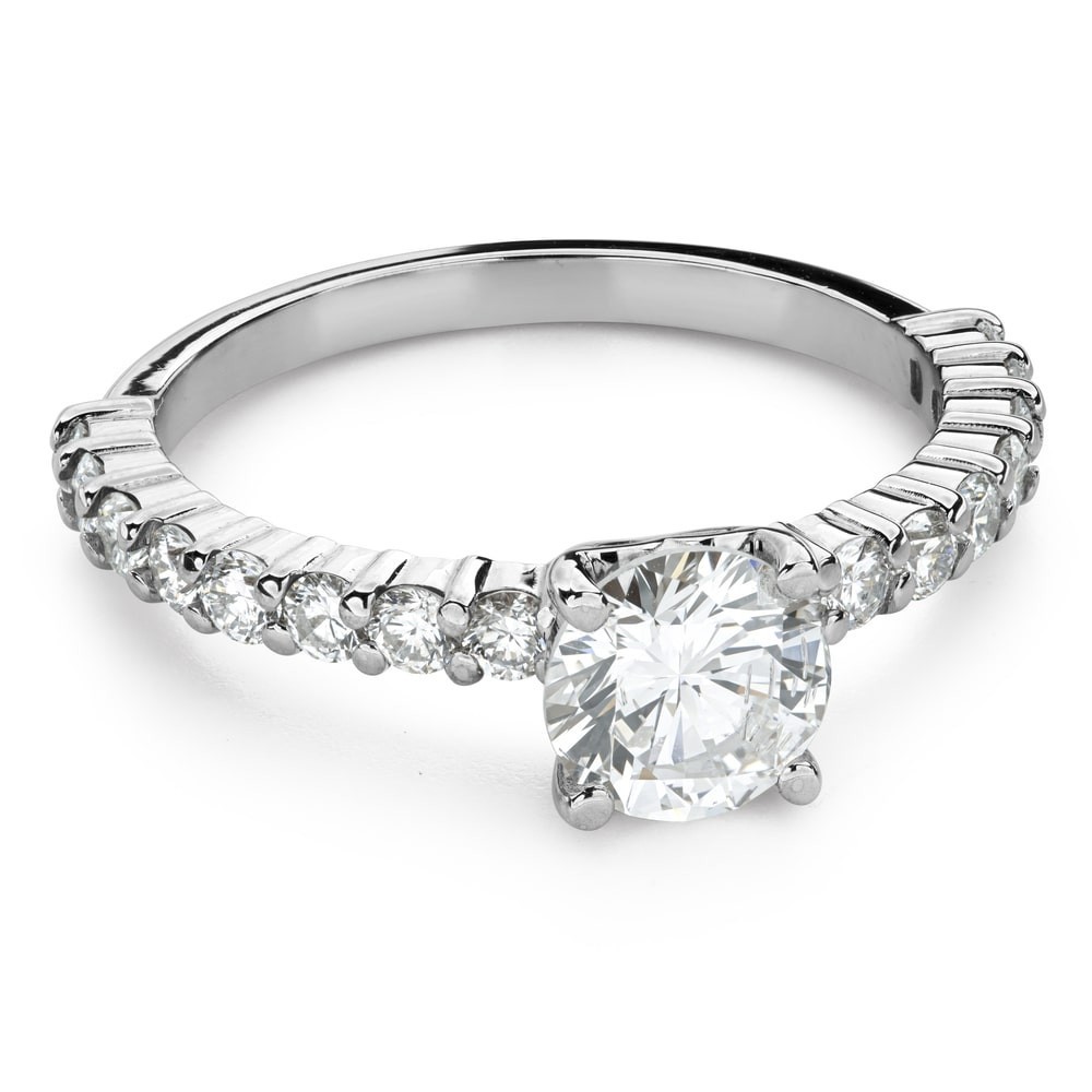 Engagment ring with brilliants "Grace 52"
