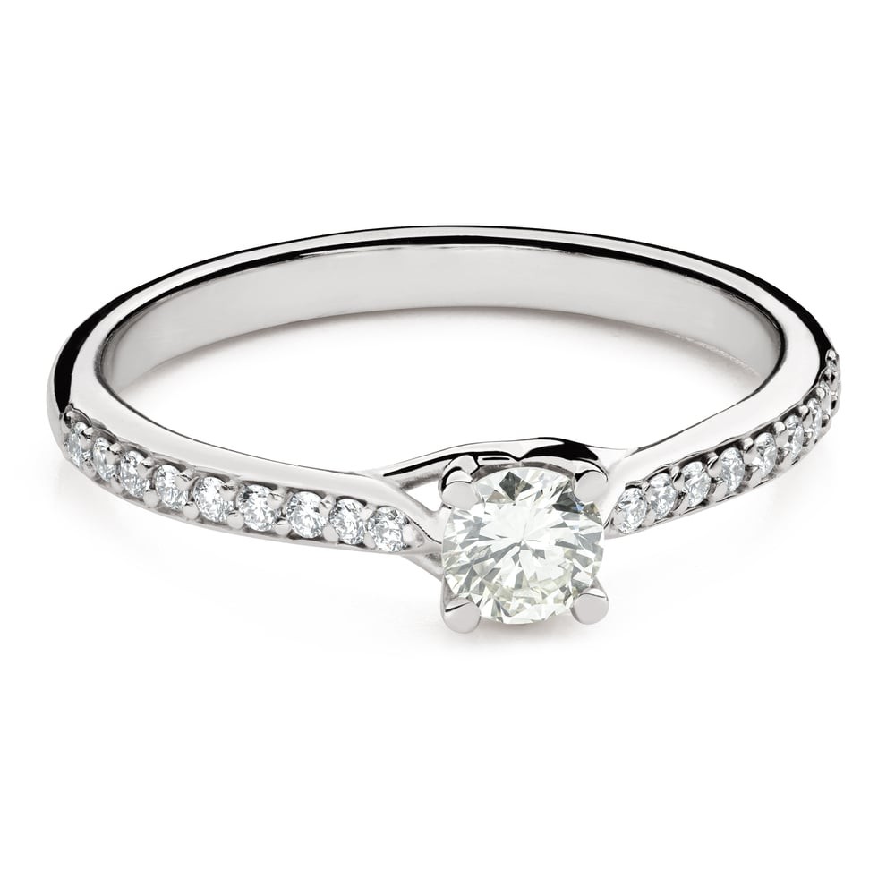 Engagment ring with brilliants "The only one 43"