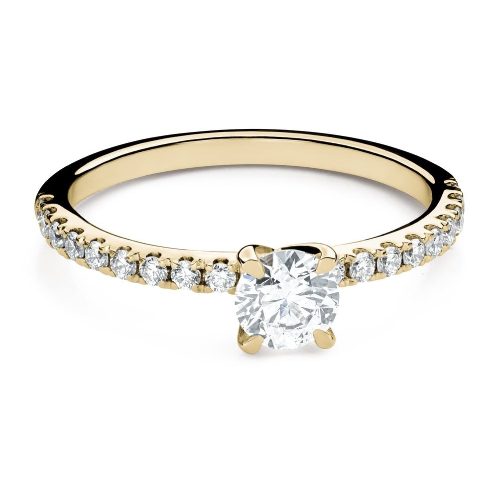 Engagment ring with brilliants "Grace 56"