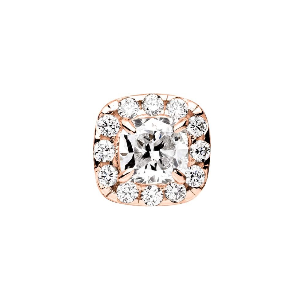 Gold pendant with brilliants "Elegance 3"