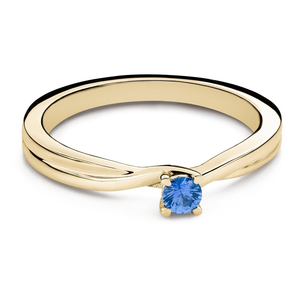 Engagement ring with gemstones "Sapphire 64"