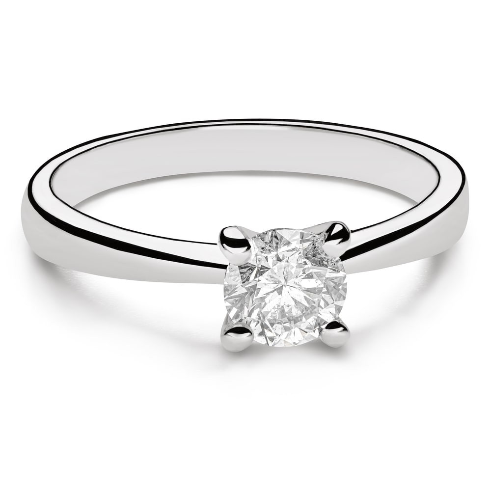 Engagement ring with brilliant "Goddess 65"