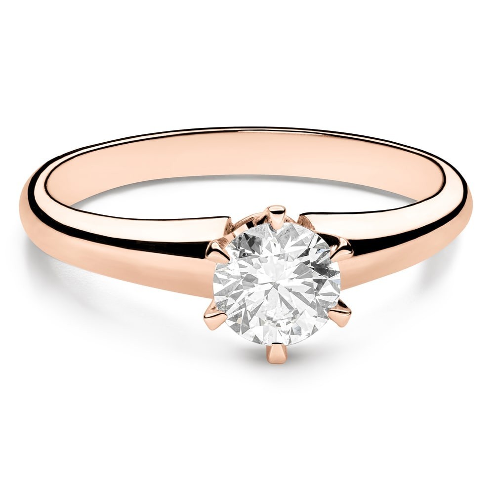 Engagement ring with brilliant "The only one 57"