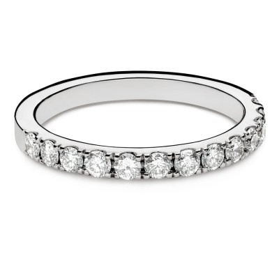 Gold ring with brilliants "Diamond strip 67"