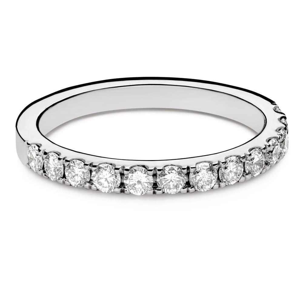 Gold ring with brilliants "Diamond strip 67"
