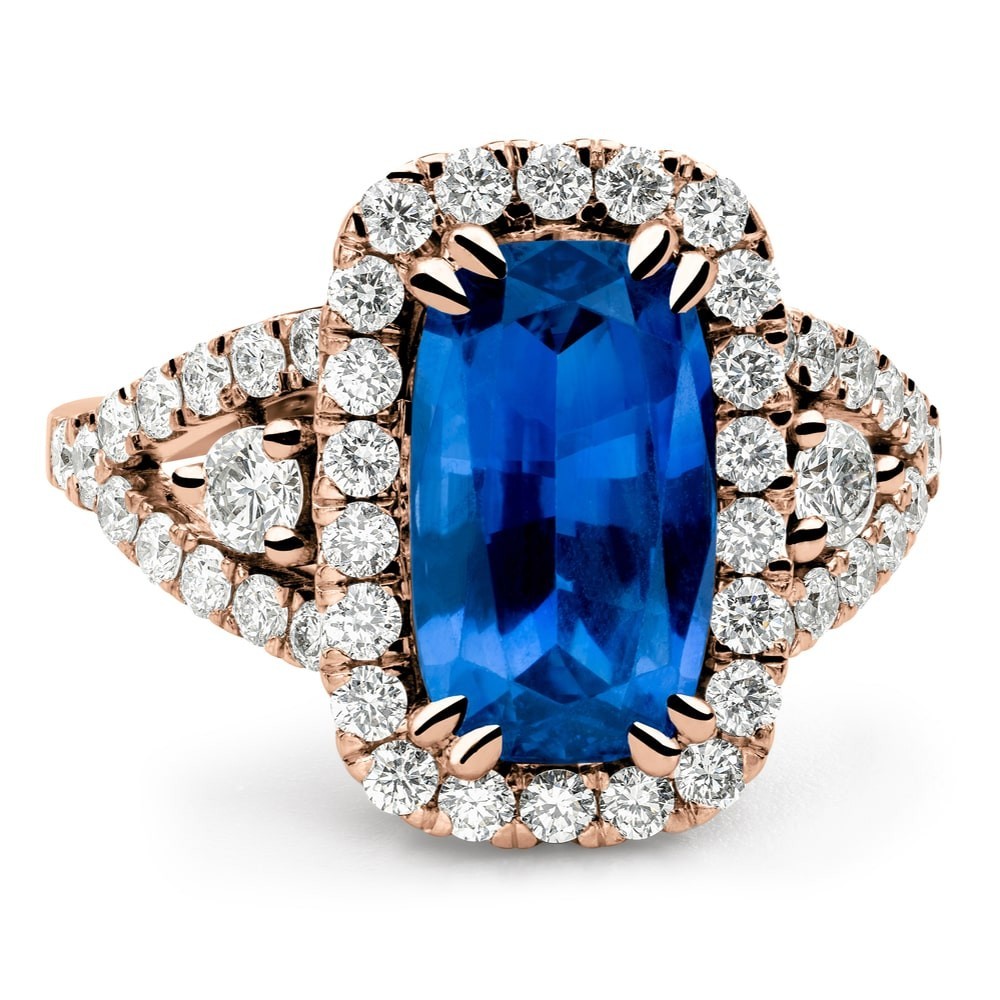 Engagement ring with gemstones "Colors 30"