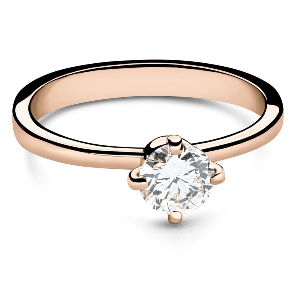 Engagement ring with brilliant "The only one 69"