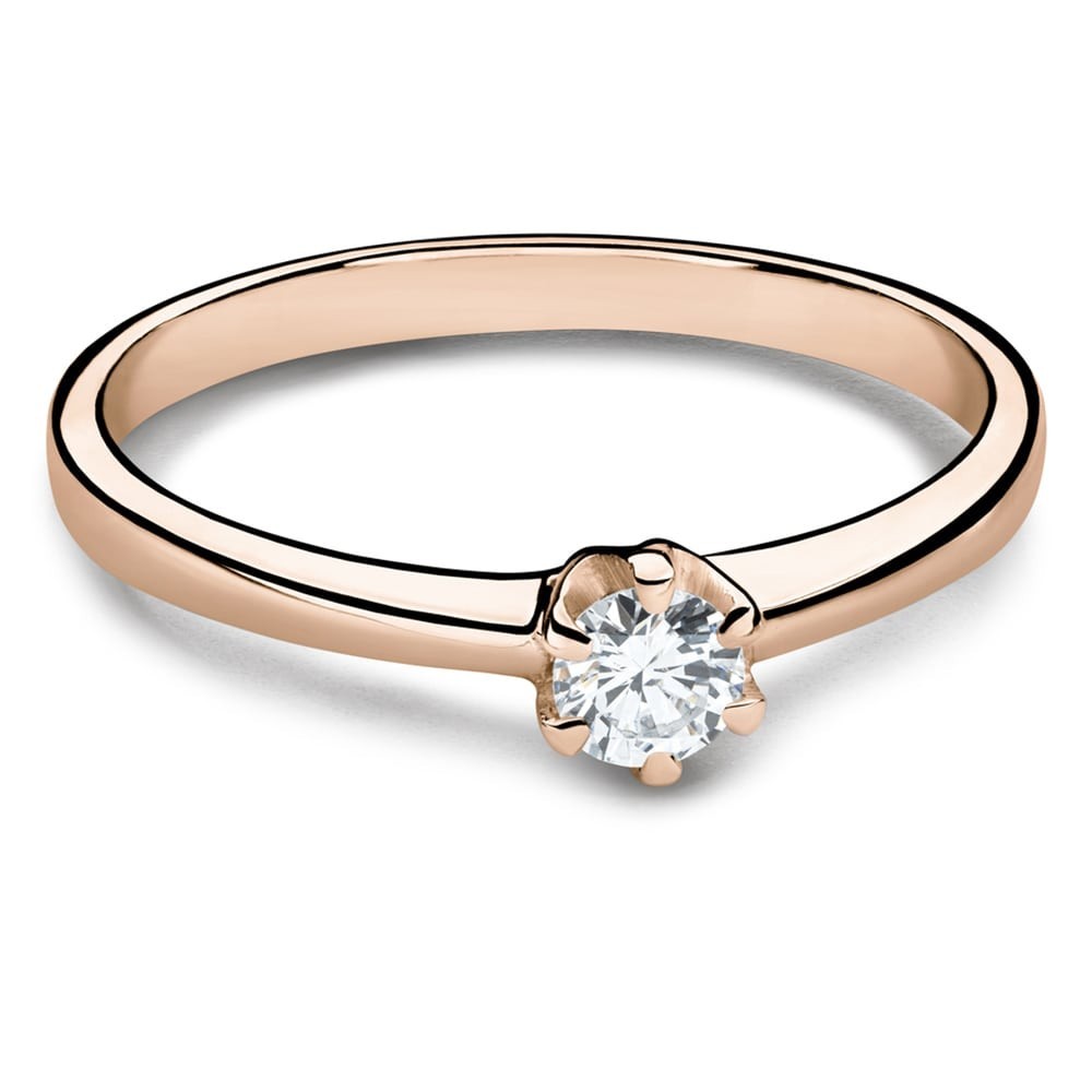Engagement ring with brilliant "The queen 51"