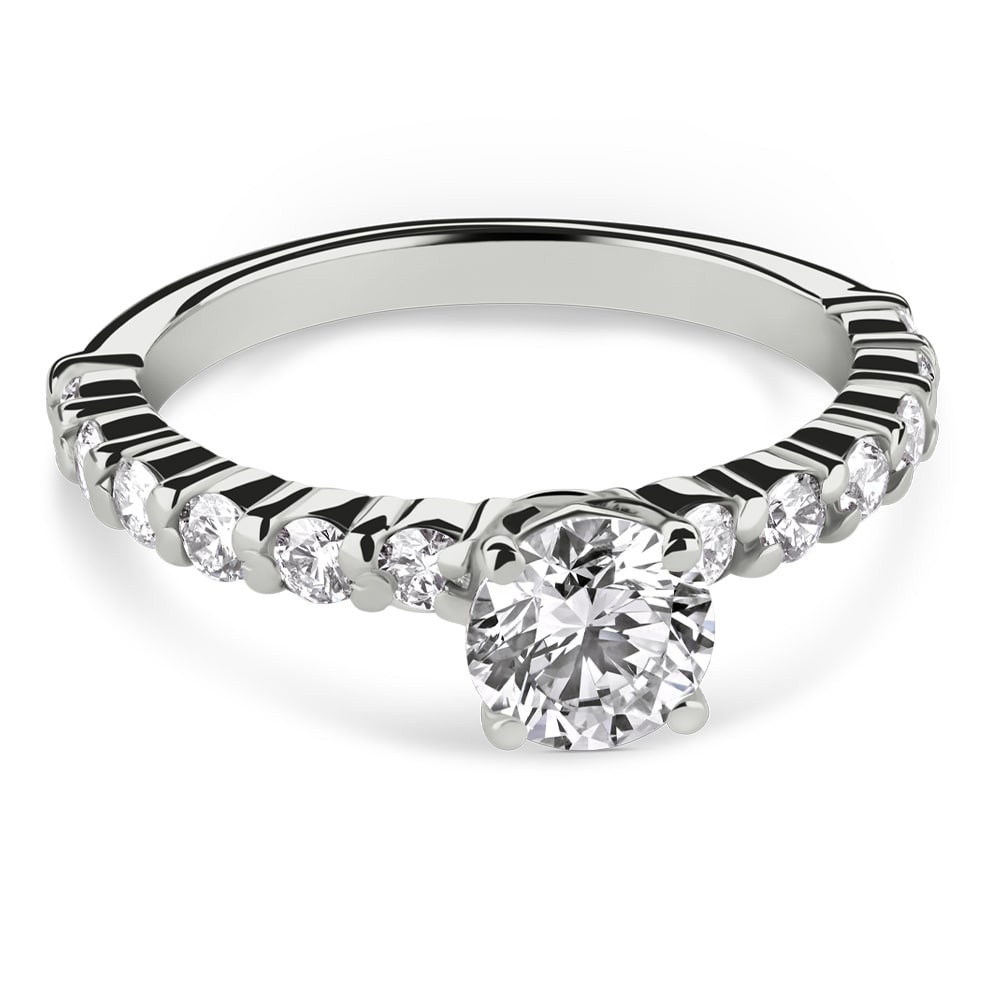 Žiedas su briliantu "Grakštumas 22"