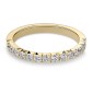 Gold ring with brilliants "Diamond strip 86"