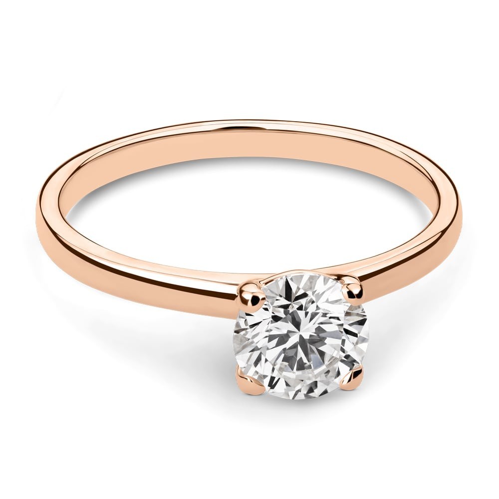Engagement ring with brilliant "Goddess 088"
