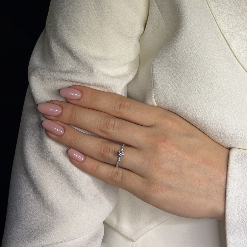 Engagment ring with brilliants "Grace 56"