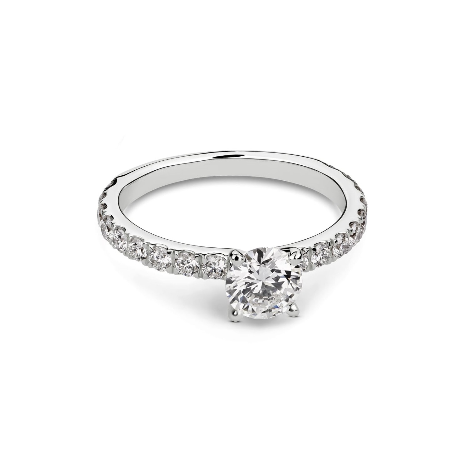 Engagment ring with brilliants "Grace 94"