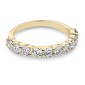 Gold ring with brilliants "Diamond strip 94"