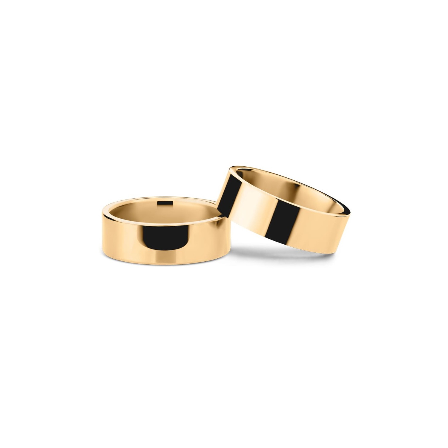 Gold wedding rings "VKA 61, 7.00mm"