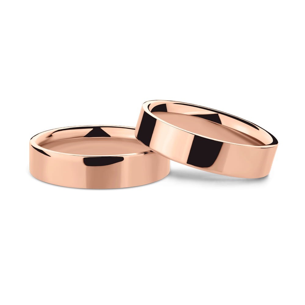Gold wedding rings "VKA 59, 5.00mm"