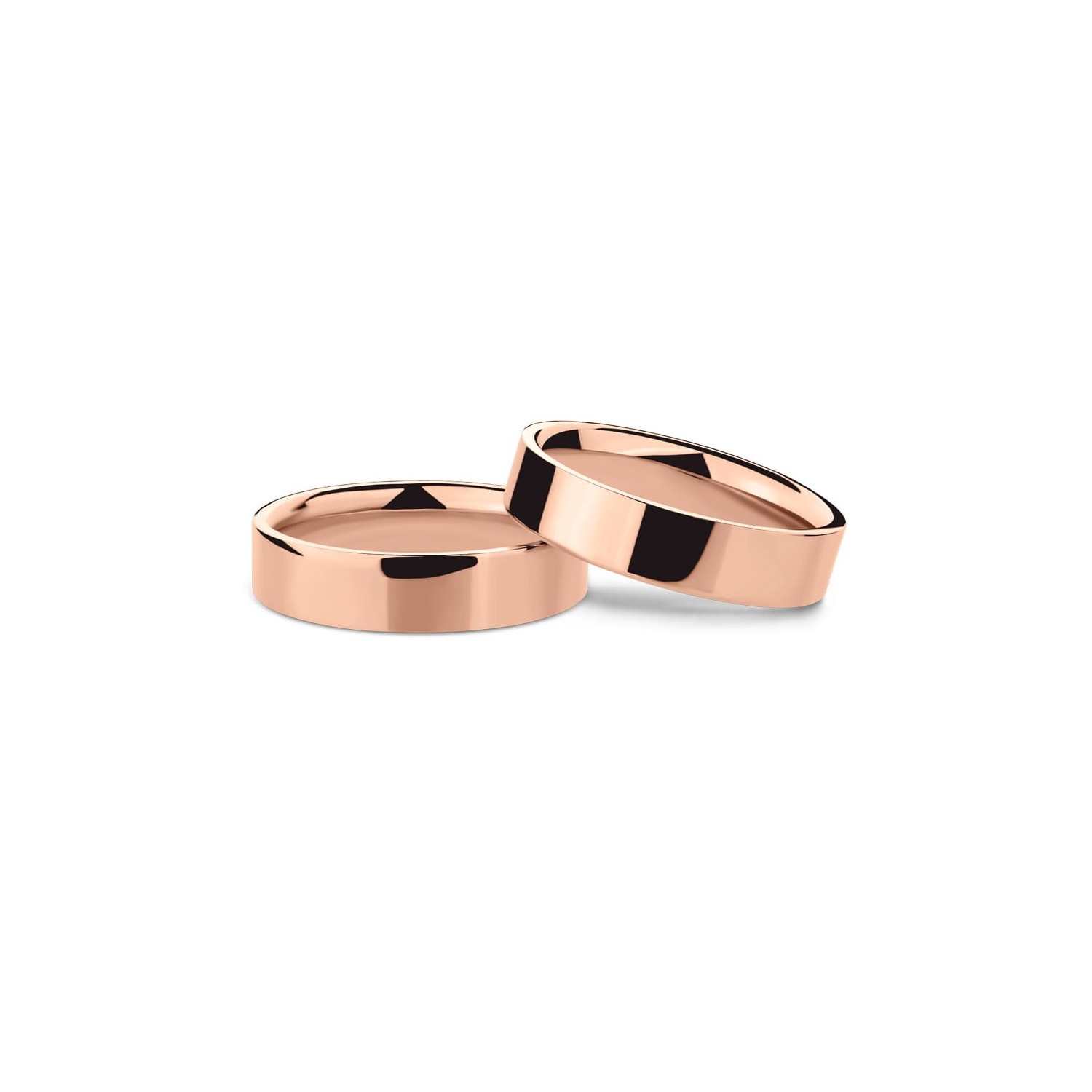 Gold wedding rings "VKA 59, 5.00mm"