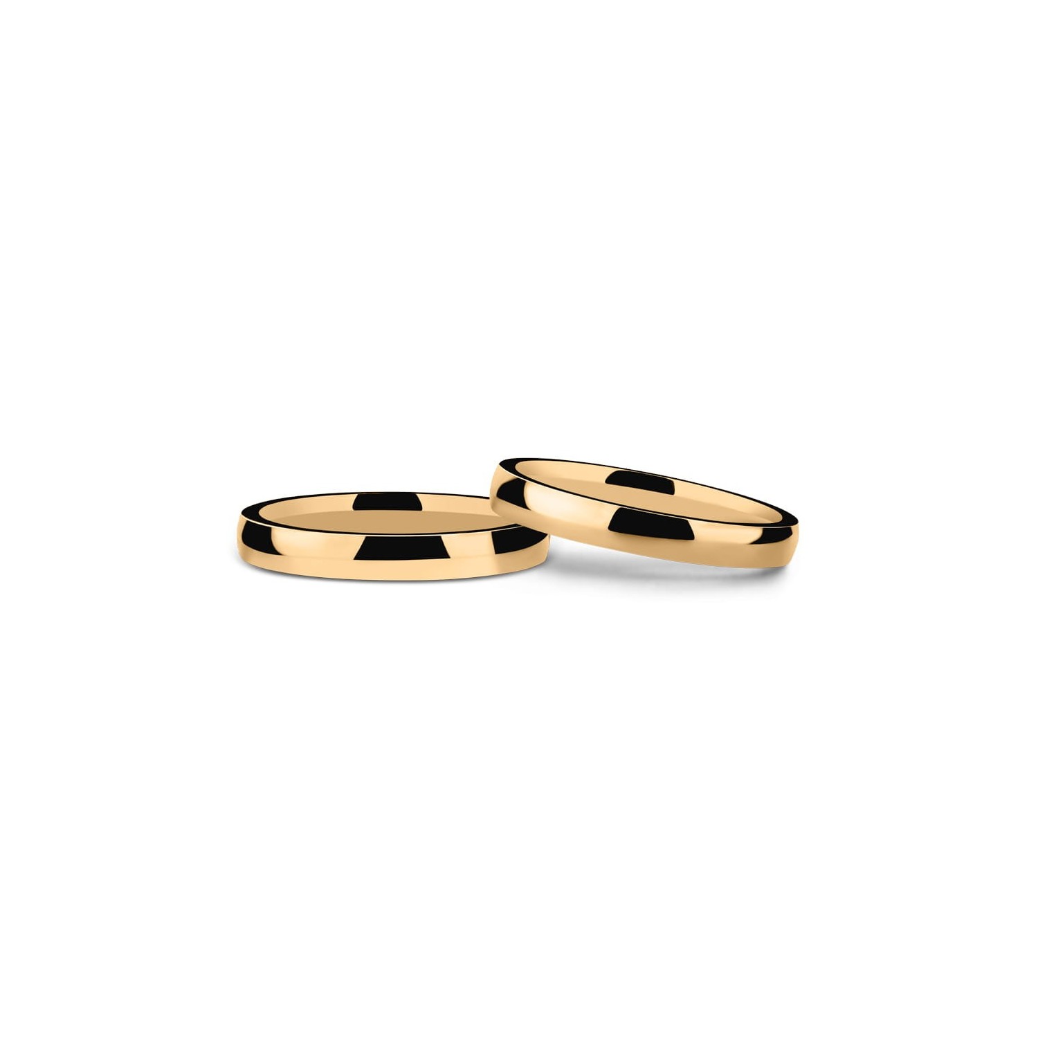 Gold wedding rings "VKA 170, 3.00mm"