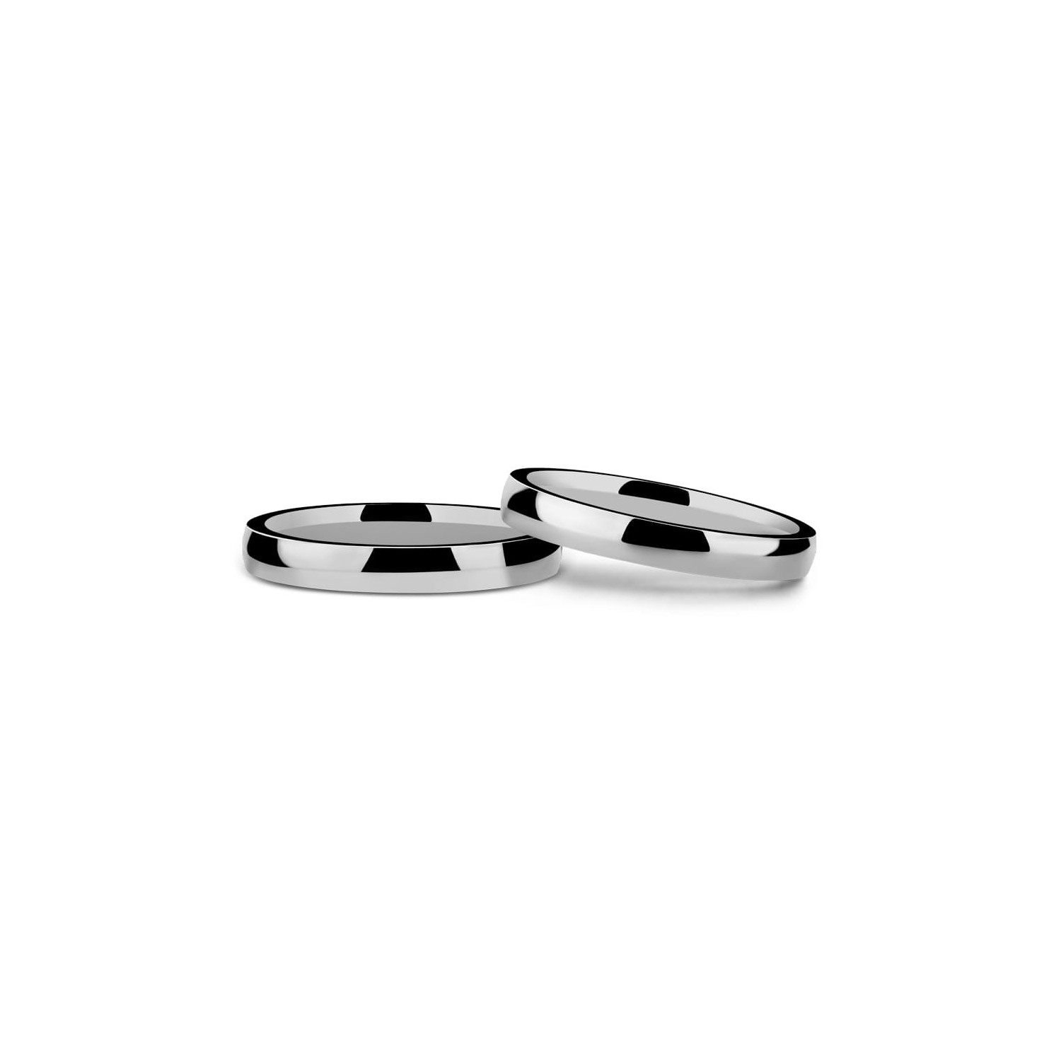 Gold wedding rings "VKA 169, 3.00mm"