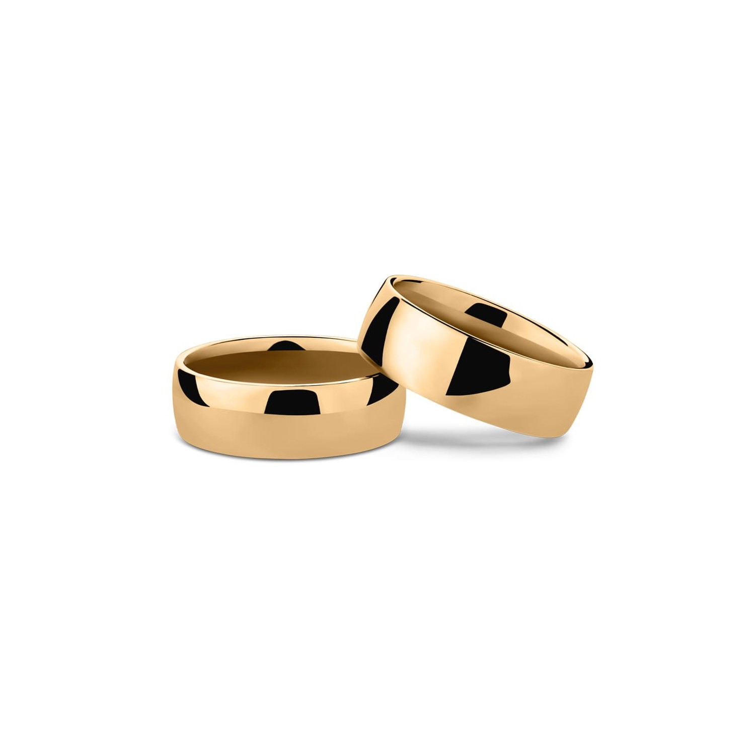 Gold wedding rings "VKA 167, 7.00mm"