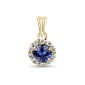 Gold pendant with brilliants "Colors 53"