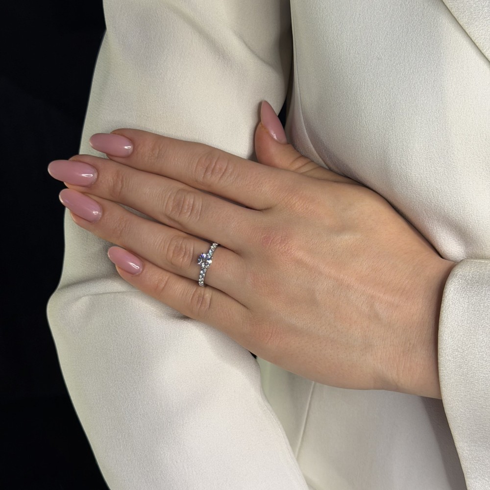 Engagment ring with brilliants "Grace 96"