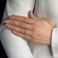 Engagement ring with brilliant "In love 17"