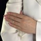 Gold ring with brilliants "Diamond strip 28"