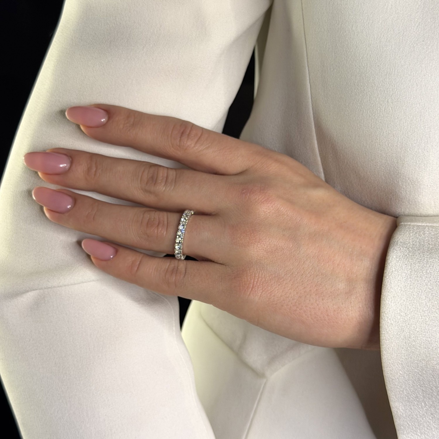 Golden wedding rings with diamonds "VMA 168"
