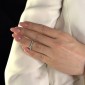 Golden wedding rings with diamonds "VMA 172"