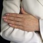 Golden wedding rings with diamonds "VMA 109"