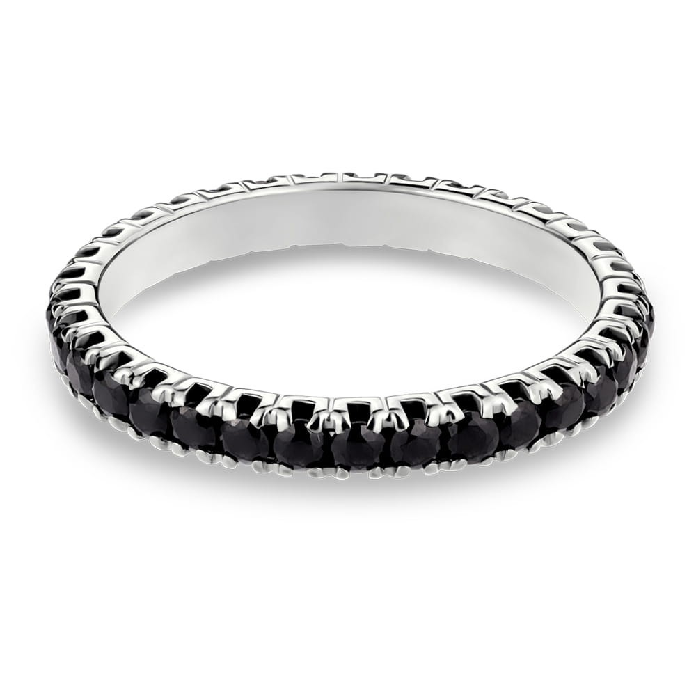 Gold ring with brilliants "Diamond strip 34"