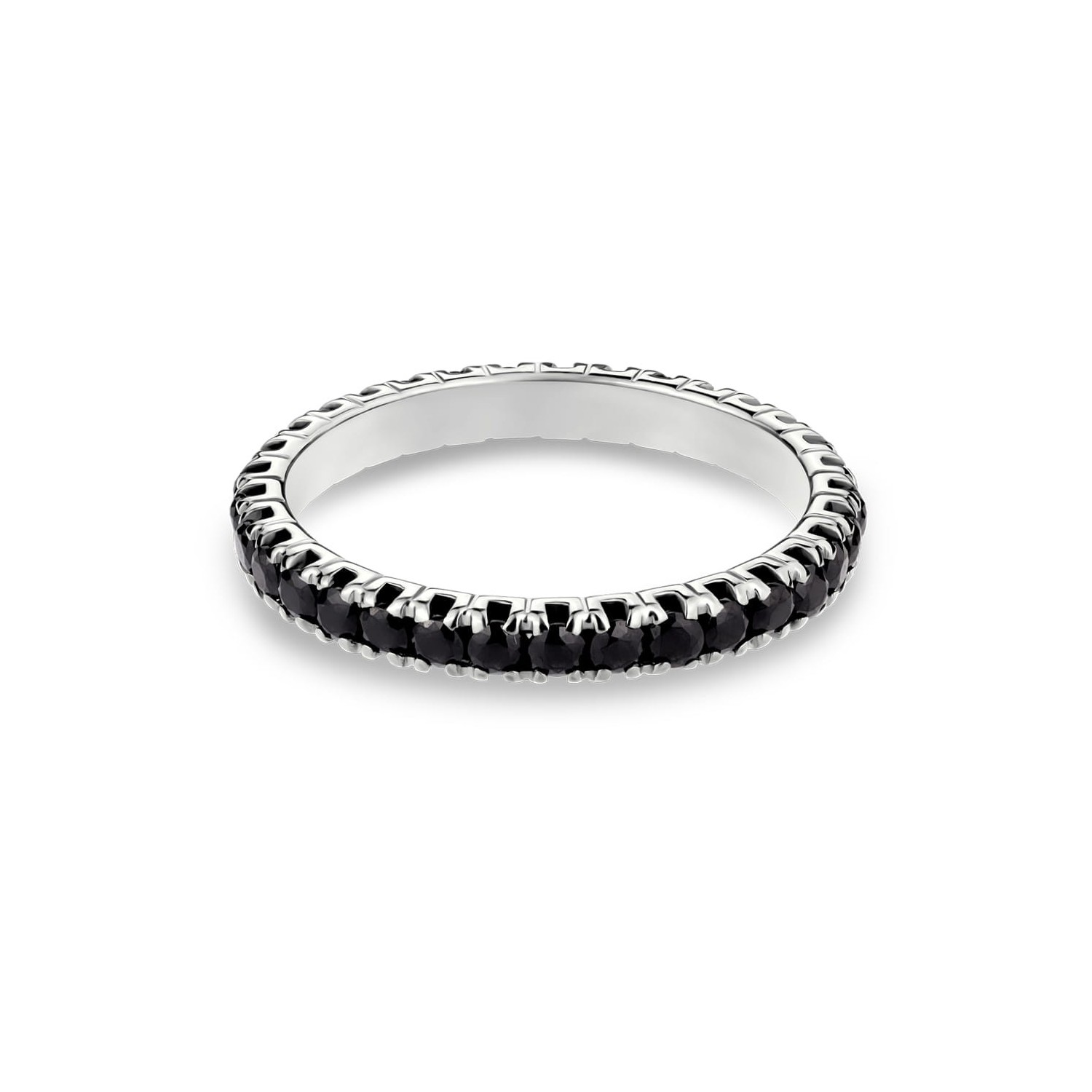 Gold ring with brilliants "Diamond strip 34"