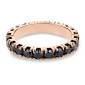 Gold ring with brilliants "Diamond strip 102"