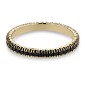 Gold ring with brilliants "Diamond strip 110"