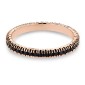 Gold ring with brilliants "Diamond strip 111"