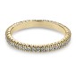 Gold ring with brilliants "Diamond strip 32"