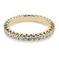 Gold ring with brilliants "Diamond strip 104"