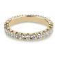 Gold ring with brilliants "Diamond strip 113"