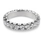 Gold ring with brilliants "Diamond strip 118"