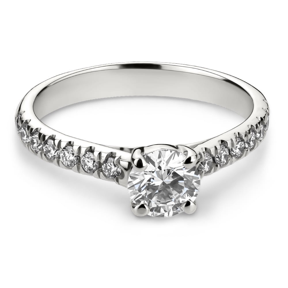 Engagment ring with brilliants "Grace 82"