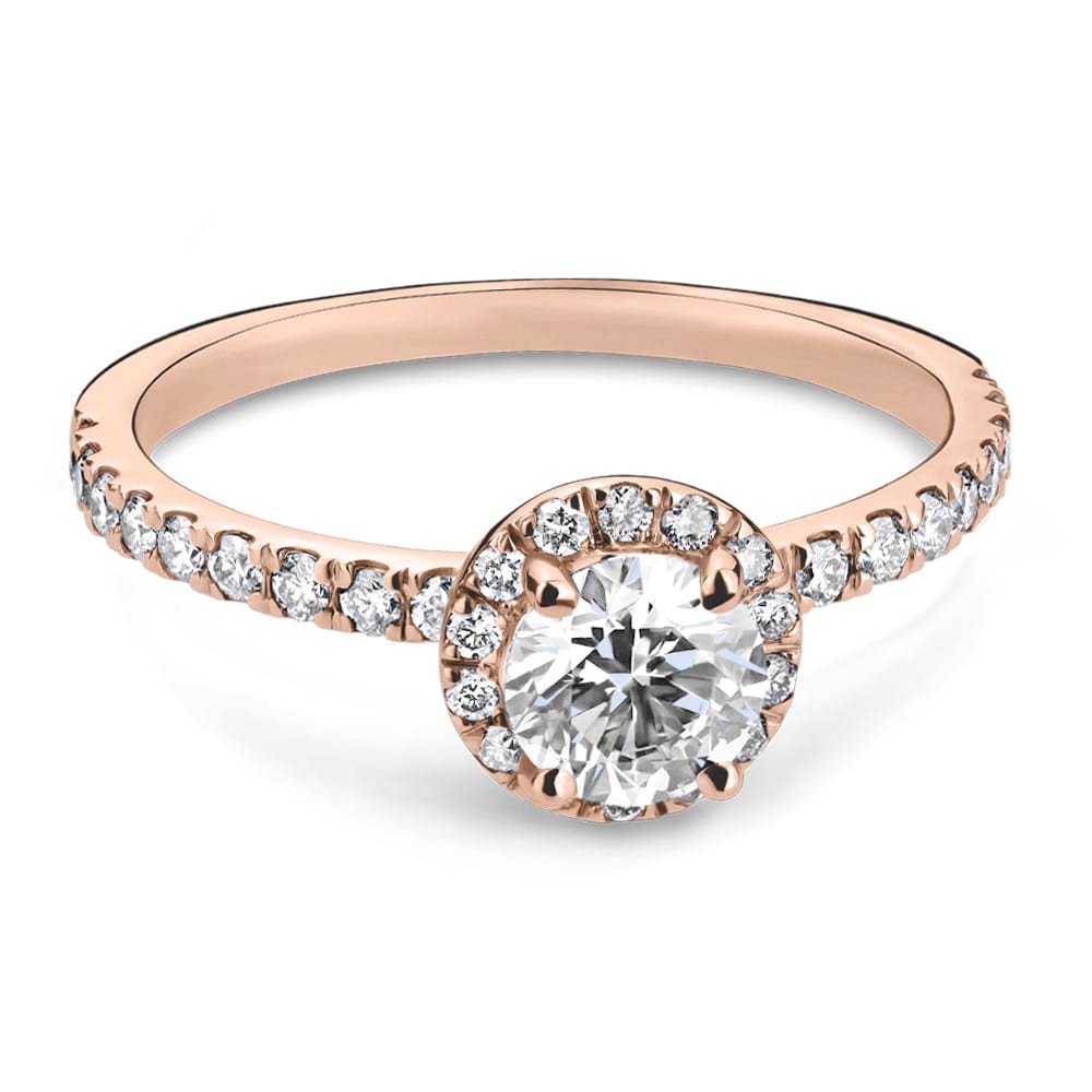 Engagement ring with brilliant "Bouquet of diamonds 24"