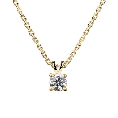 Gold pendant with brilliant "Classic 24"