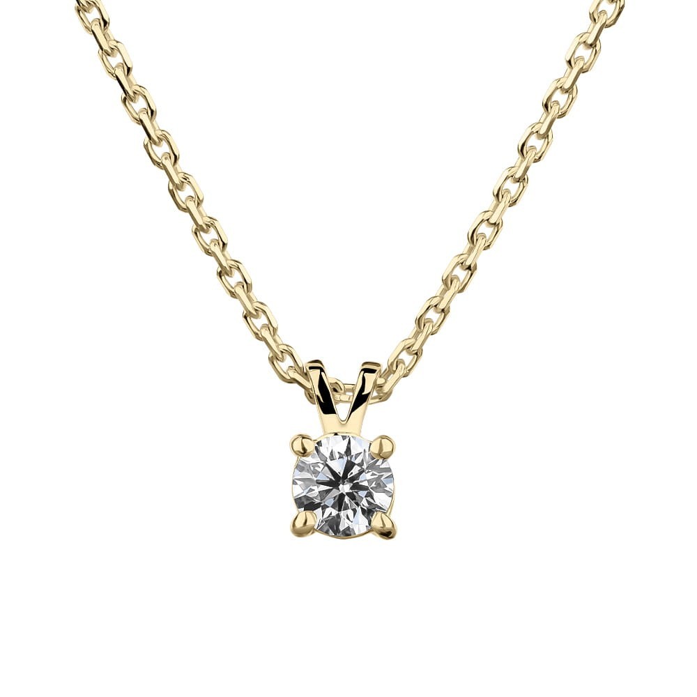Gold pendant with brilliant "Classic 24"
