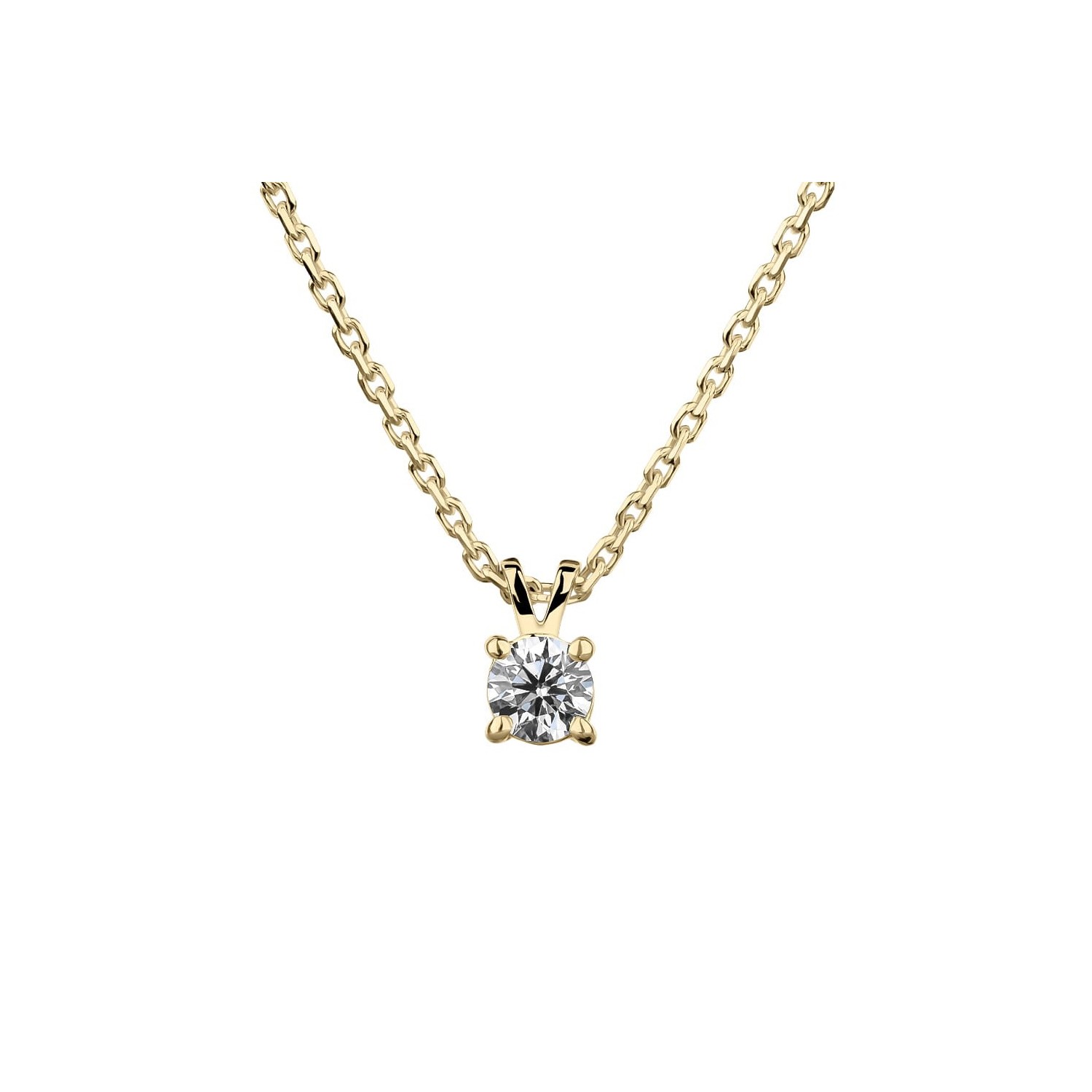 Gold pendant with brilliant "Classic 24"
