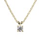 Gold pendant with brilliant "Classic 24"