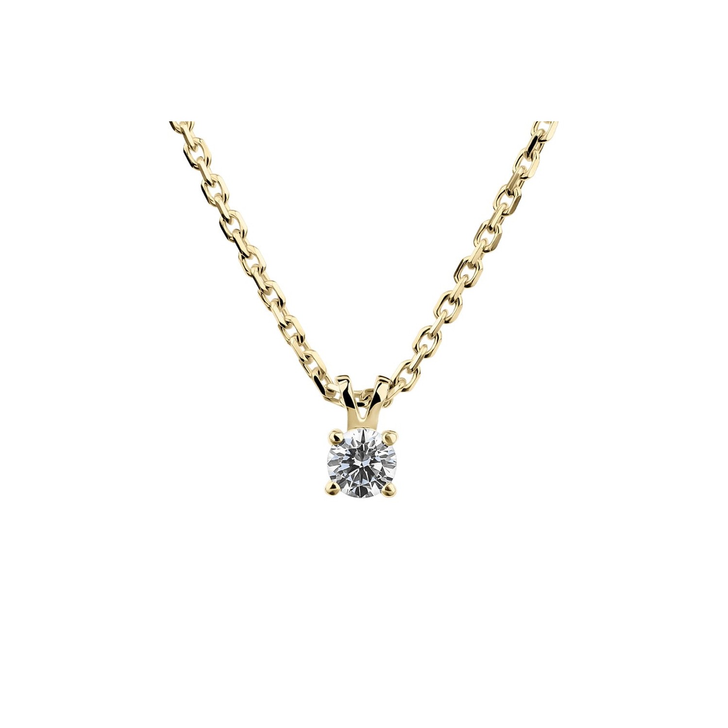 Gold pendant with brilliant "Classic 27"